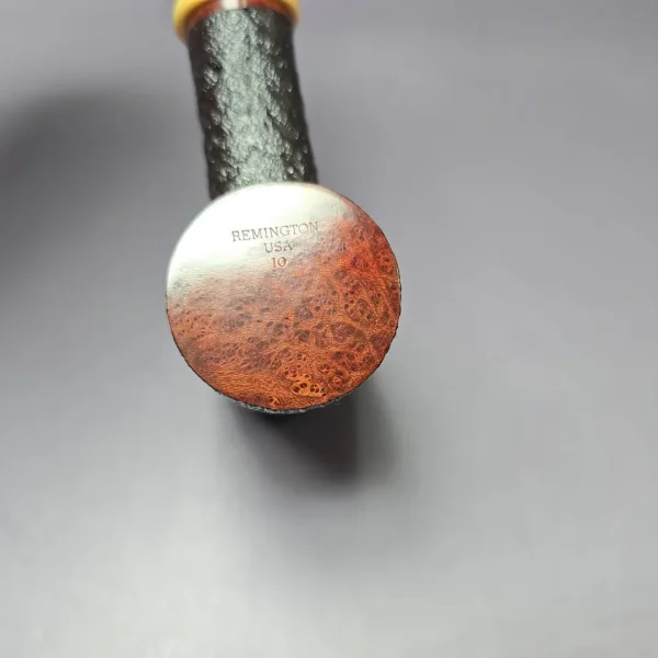 Adam Remington Partially Sandblasted Poker w/Boxwood Estate Briar Pipe, Unsmoked - Image 7