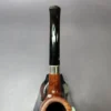 Castleford Smooth Bent Billiard w/ Silver Estate Briar Pipe, English Estates - Image 7