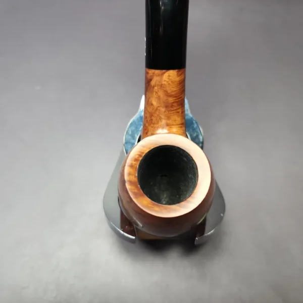 Gigi Infinity Smooth Bent Billiard Estate Briar Pipe, Unsmoked, 9mm - Image 7