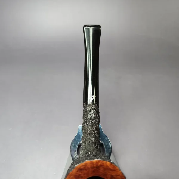 James Upshall Bark EXL Rusticated Dublin Estate Briar Pipe, Unsmoked - Image 7