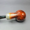 Herriot Pipes Smooth Panel Shank Apple w/ Fordite Handmade Briar Pipe, New - Image 7