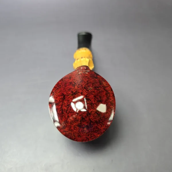 Smio Satou Smooth Volcano w/ Bamboo Estate Briar Pipe, Unsmoked - Image 7