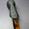 Peter Toth Black Sandblasted Freehand w/ Tortoiseshell Stem Handmade Briar Pipe, New - Image 7