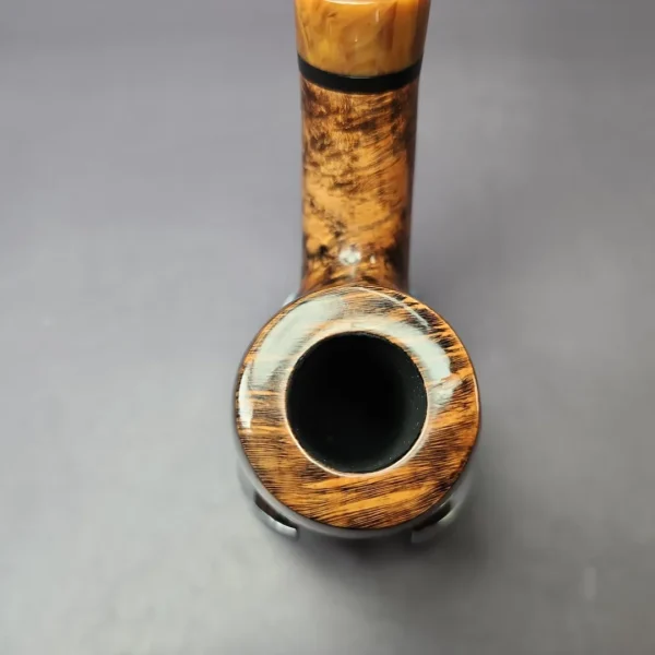 Nording A XL Smooth Bent Billiard Estate Briar Pipe, Unsmoked - Image 7