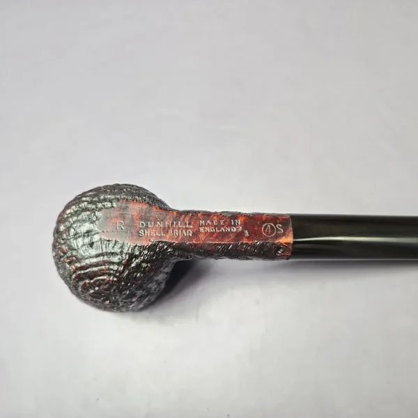 Dunhill 1967 Shell Briar R Sandblasted Pot Estate Briar Pipe, English Estates - Image 8