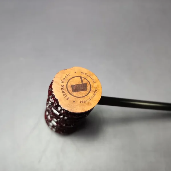 Eltang Basic Rusticated Poker Estate Briar Pipe, Unsmoked - Image 8