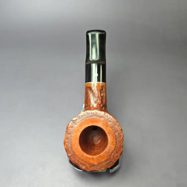 Kaywoodie Oversize Partially Rusticated Pot Estate Briar Pipe, Unsmoked - Image 8