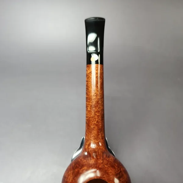Cavicchi Smooth Long Shank Squat Tomato Estate Briar Pipe, Unsmoked - Image 8