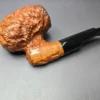 Caminetto Business 176 KS Rusticated Egg Estate Briar Pipe, Italian Estates - Image 8