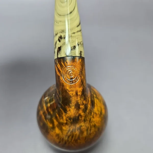 Martin Romijn Smooth Contrast Pot Handmade Briar Pipe, New - Image 8