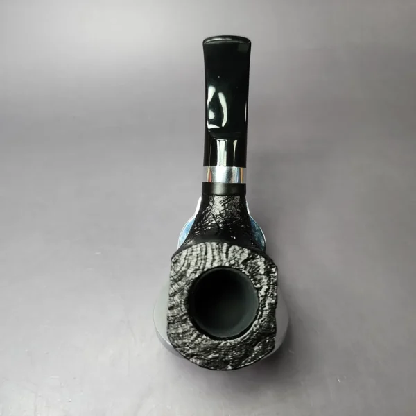 Morgan BlackJack 31 Sandblasted Panel Horn Briar Pipe, New - Image 8