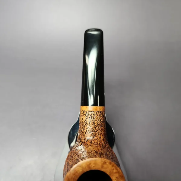 Ascorti Cool 2 Sandblasted Reverse Calabash Billiard Estate Briar Pipe, Unsmoked - Image 8