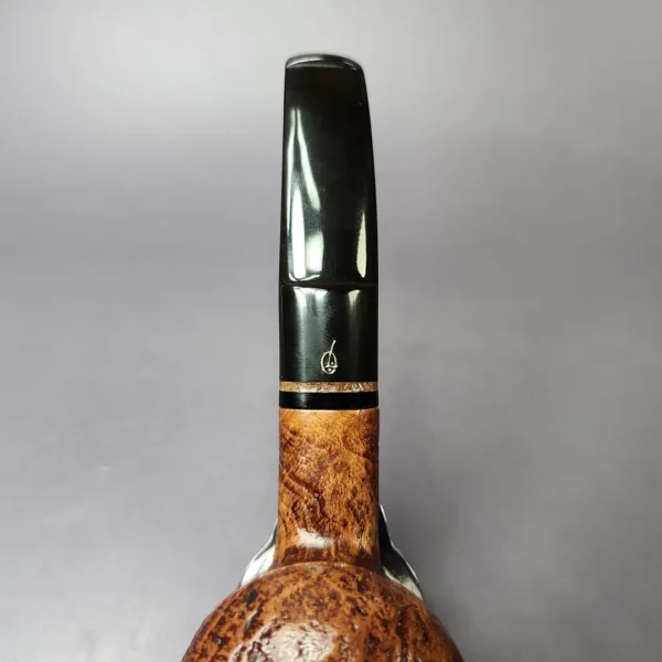 Jirsa 78 Sandblasted Squat Rhodesian Estate Briar Pipe, Czech Estates - Image 8