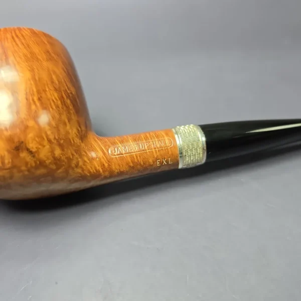 James Upshall P ExL Smooth Apple w/ Silver Estate Briar Pipe, English Estates - Image 8