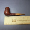 PapaBearPipes All-Briar Sandblasted Stack w/ Horn Handmade Briar Pipe, New - Image 8