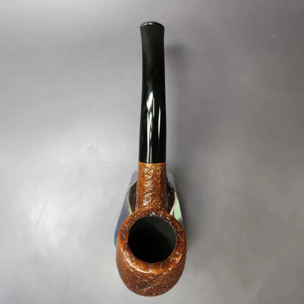 Sydney P. Ram Magnum Sandblasted Bent Billiard Estate Briar Pipe, - Image 8