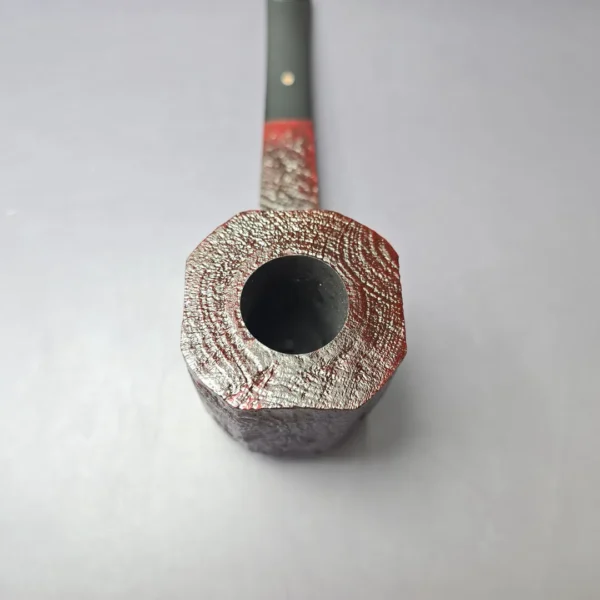 Ashton Achievement ELX Sandblasted Panel Estate Briar Pipe, Unsmoked - Image 8