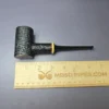 Adam Remington Partially Sandblasted Poker w/Boxwood Estate Briar Pipe, Unsmoked - Image 8