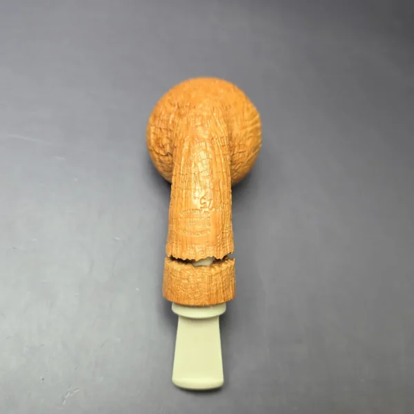 Christian Ruetz Natural Sandblasted "Broken Gaia" Handmade Briar Pipe, New - Image 8