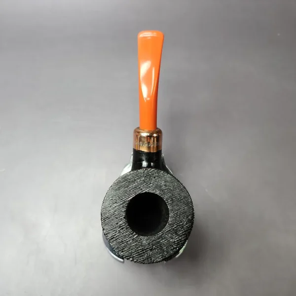 4th Generation (by Ascorti) Primivito 1957 Rusticated Pot Estate Briar Pipe, Unsmoked - Image 8