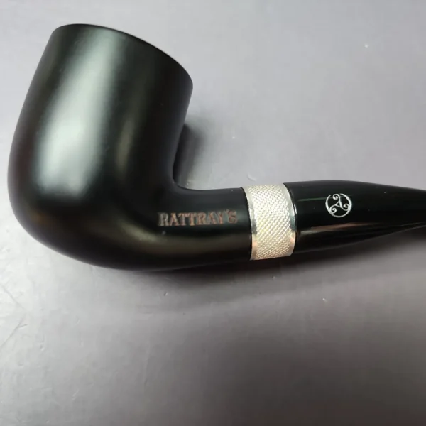 Rattray's Black Sheep 106 Smooth Bent Billiard Estate Briar Pipe, Unsmoked, 9mm - Image 8