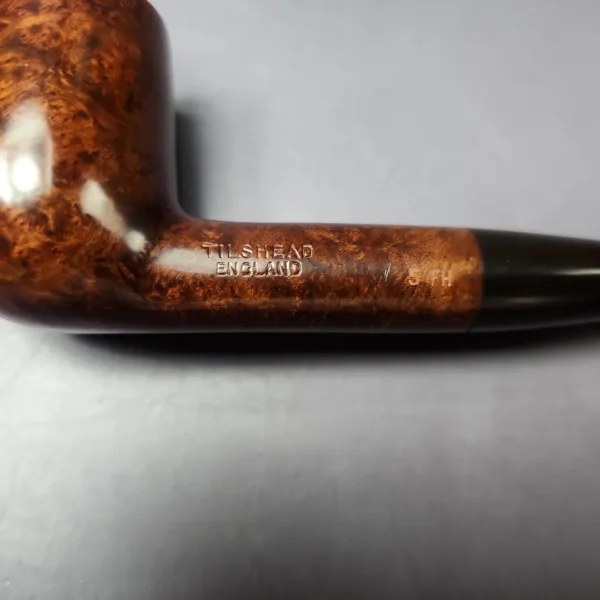James Upshall Tilshead Group 5 Smooth Billiard Estate Briar Pipe, Unsmoked - Image 8