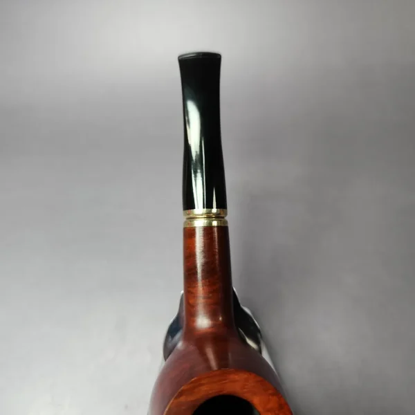 Vauen 3743 Smooth Hawkbill w/ Brass Estate Briar Pipe, Unsmoked, 9mm - Image 7