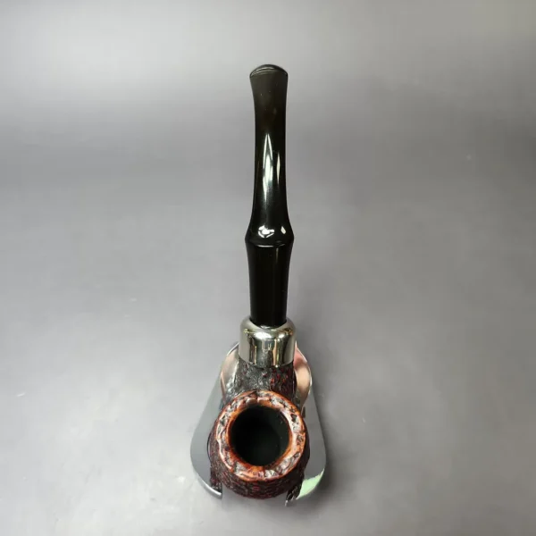 Peterson System Standard 314 Rusticated Bent Billiard Estate Briar Pipe, Irish Estates - Image 8