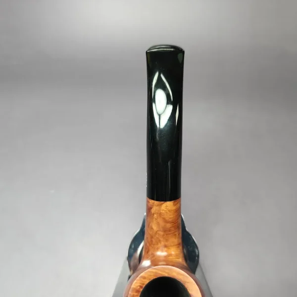 Gigi Infinity Smooth Bent Billiard Estate Briar Pipe, Unsmoked, 9mm - Image 8