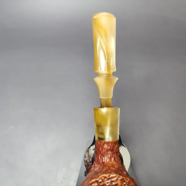 Savinelli Estella Non Pareil 9121 Rusticated Pot Estate Briar Pipe, Italian Estates - Image 8