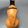 Christian Ruetz Sandblasted "Double Bark" Cobra Handmade Briar Pipe, New - Image 8