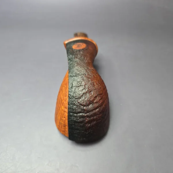 Brandon Brooks Partially Sandblasted Dublin Handmade Briar Pipe, New - Image 8