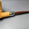 Pipe Tristan Ammonite Rusticated Dublin w/ Silver Handmade Briar Pipe, New - Image 7