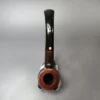 James Upshall w/ Bill Taylor Sandblasted Bent Apple Estate Briar Pipe, Unsmoked - Image 8