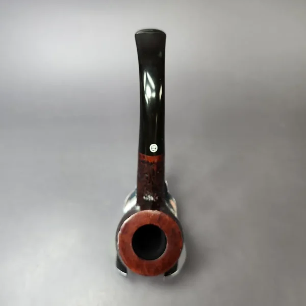 James Upshall w/ Bill Taylor Sandblasted Bent Apple Estate Briar Pipe, Unsmoked - Image 8