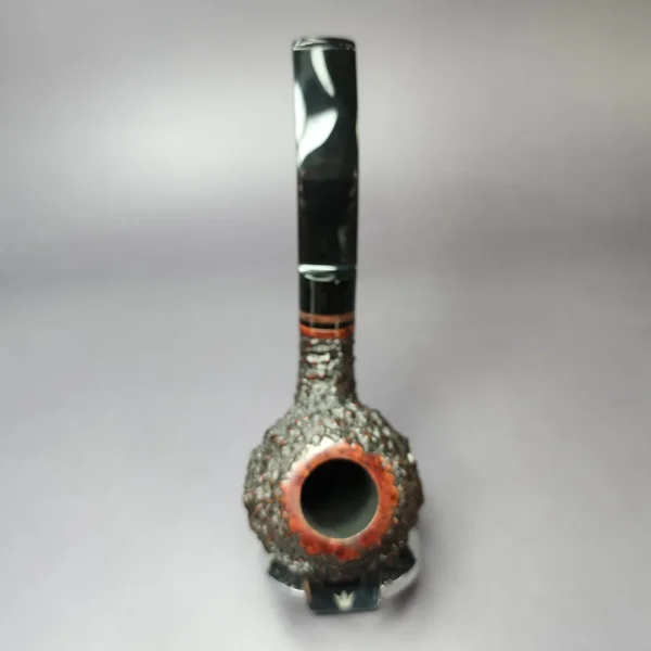 Becker (Paolo) Rusticated Squat Rhodesian Estate Briar Pipe, Italian Estates - Image 8