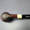 Michail Kyriazanos Contrast Sandblasted Pot w/ Ivorite Briar Pipe, Unsmoked - Image 8