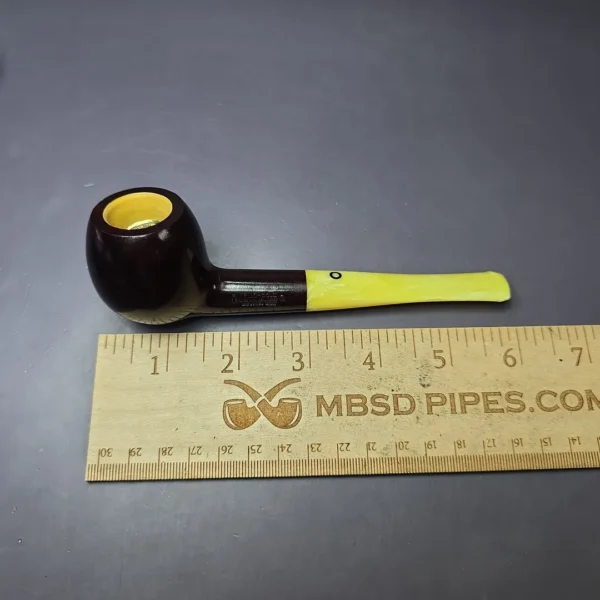 KB&B Pre-1955 Yello-Bole Smooth Apple Estate Briar Pipe, Unsmoked - Image 8