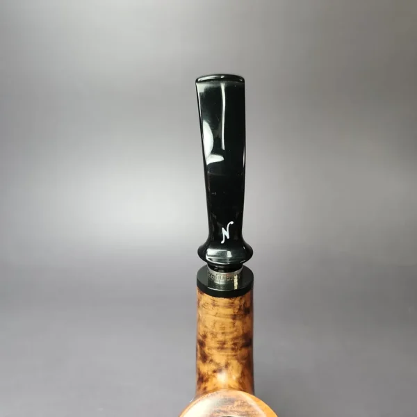 Nording A XL Smooth Bent Billiard w/ Silver Estate Briar Pipe, Unsmoked - Image 8