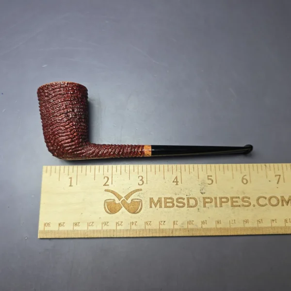 Walt Cannoy 10th Anniversary Cardinal House Munn E25 Handmade Briar Pipe, New - Image 9