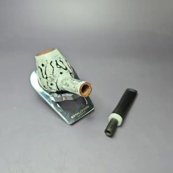 Dave Neeb & Marty Schreiter Abstract Brandy Handmade Briar Pipe, New - Image 9