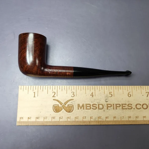 James Upshall Tilshead Group 6 Smooth Dublin Estate Briar Pipe, Unsmoked - Image 9