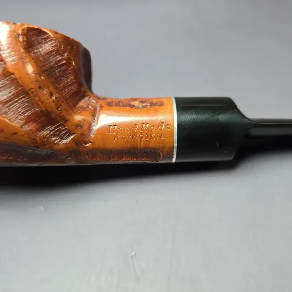 Kaywoodie Oversize Partially Rusticated Pot Estate Briar Pipe, Unsmoked - Image 9