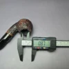 Ashton 1986 Pebble Grain XXX Bent Apple Estate Briar Pipe, English Estates - Image 9