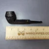 Ashton 1989 Pebble Grain Sandblasted Bulldog Estate Briar Pipe, English Estates - Image 9