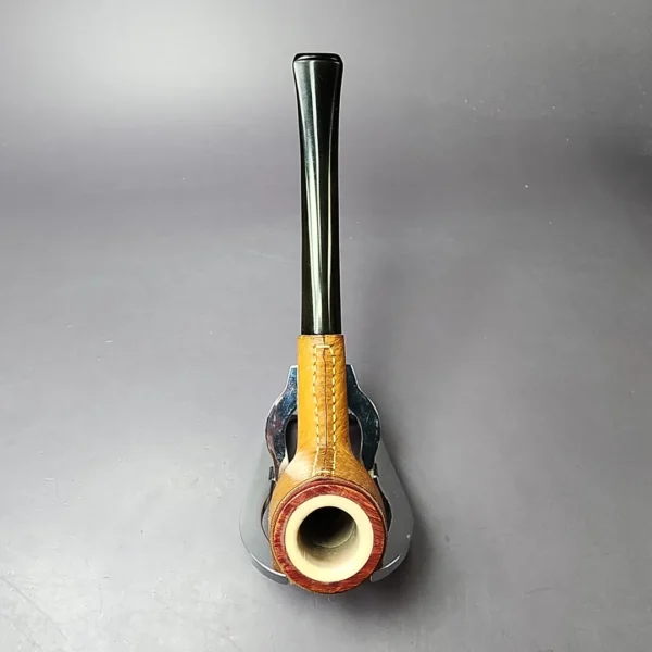 Kiko 11 Leather Wrapped Meerschaum Lined Estate Briar Pipe, Other Estates - Image 9