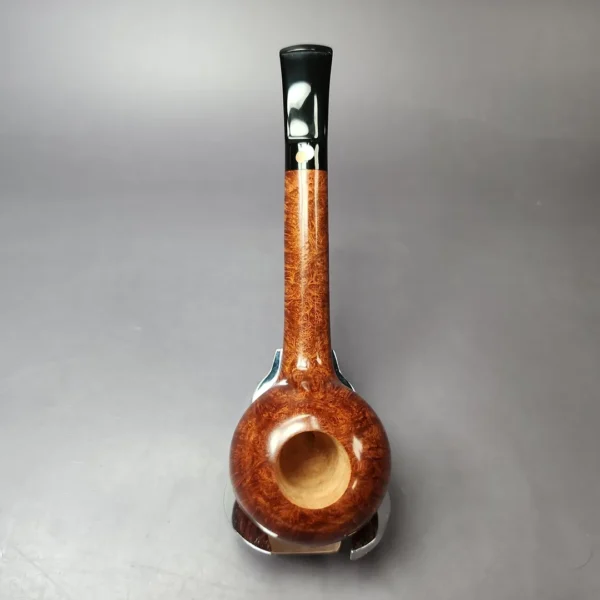 Cavicchi Smooth Long Shank Squat Tomato Estate Briar Pipe, Unsmoked - Image 9