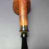 Lasse Skovgaard Sandblasted Dublin w/ Horn Estate Briar Pipe, Unsmoked - Image 9
