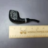 Morgan BlackJack 31 Sandblasted Panel Horn Briar Pipe, New - Image 9