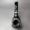 Morgan BlackJack 31 Sandblasted Panel Horn Briar Pipe, New - Image 9